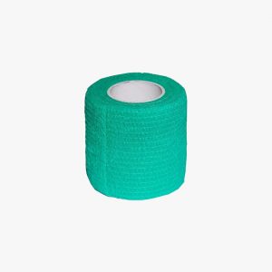 A-Tape Cohesive Crepe Bandage Green Elastic