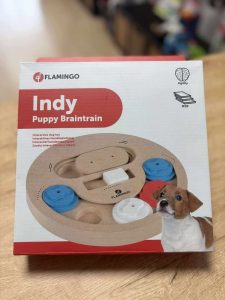 JOUET INTERACTIF POUR CHIOT EN BOIS