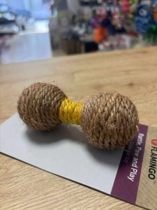 JUSTO HALTÈRE BRUN ET JAUNE