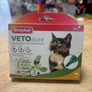 PIPETTES RÉPULSIVES ANTIPARASITAIRES POUR CHAT