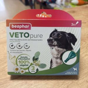 PIPETTES RÉPULSIVES ANTIPARASITAIRES POUR CHIEN (15-30KG)