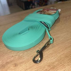 LONGE EN BIOTHANE VERT MENTHE 15M