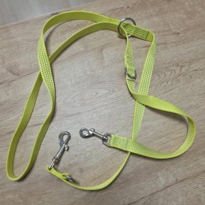 LAISSE D'ENTRAÎNEMENT JAUNE FLUO 2M