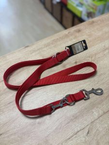 LAISSE D'ENTRAÎNEMENT ZIGGY ROUGE 2.5M