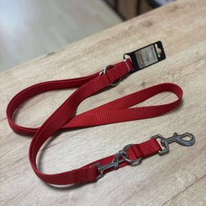 LAISSE D'ENTRAÎNEMENT ZIGGY ROUGE 2.5M