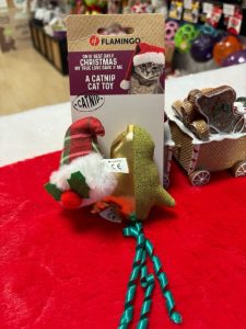 POMPON DE NOËL POUR CHAT