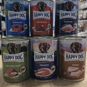 PÂTÉE HAPPY DOG 400G - SAVEUR AU CHOIX