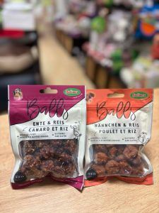 Balls poulet ou canard 100gr - Saveur au choix