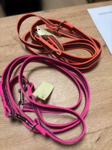 Laisse 3 points caoutchouc